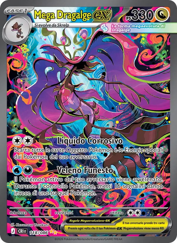 Mega Dragalge-ex Caos Nascente 118/86