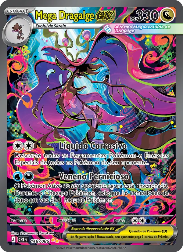Mega Dragalge ex Caos Ascendente 118/86