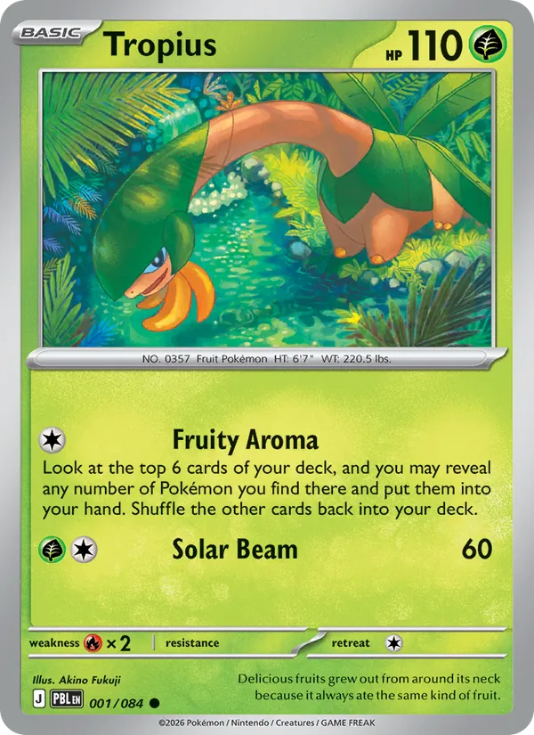 Tropius Pitch Black 001/84