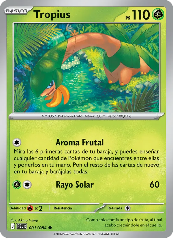 Tropius Oscuridad Absoluta 001/84