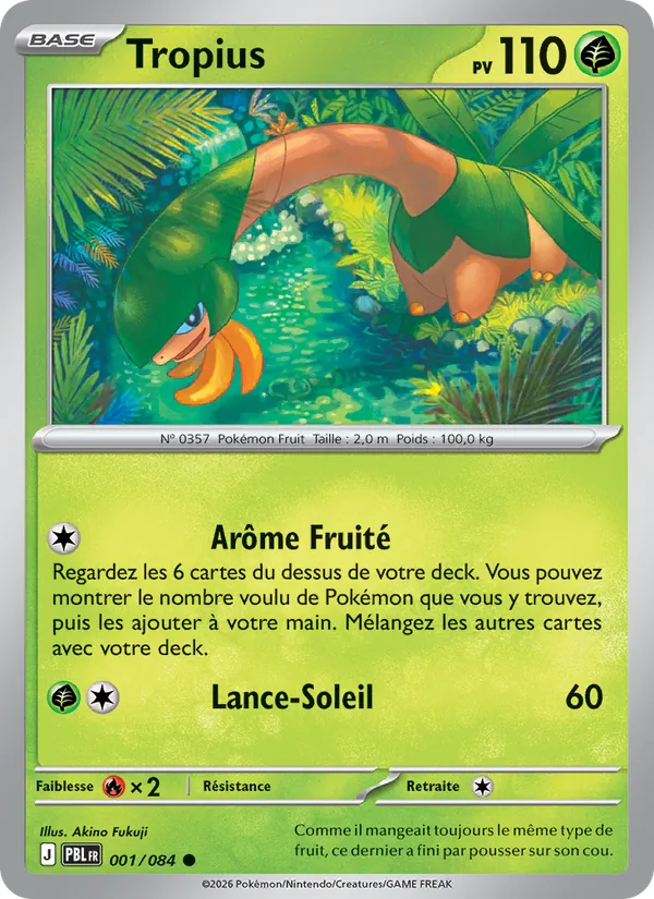 Tropius Nuit Noire 001/84