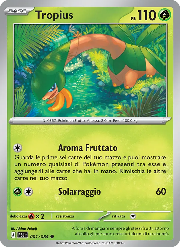 Tropius Buio Pesto 001/84