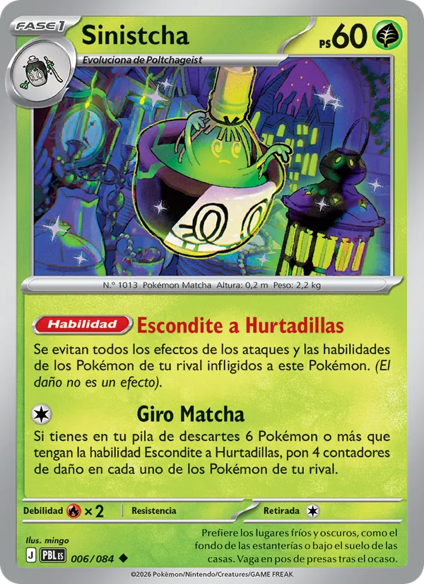 Sinistcha Oscuridad Absoluta 006/84