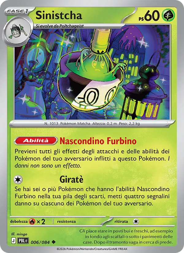 Sinistcha Buio Pesto 006/84