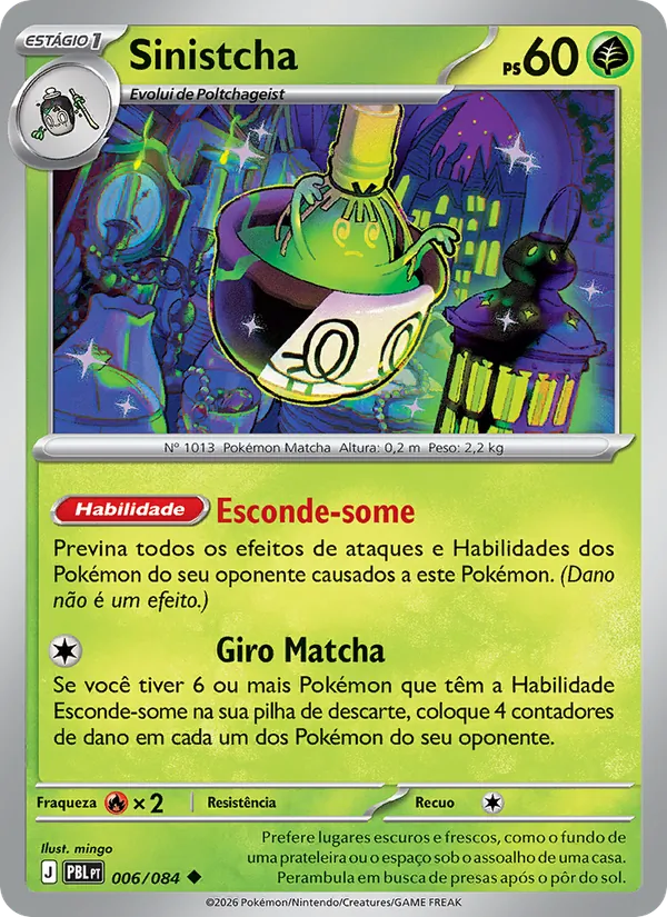 Sinistcha Escuridão Absoluta 006/84