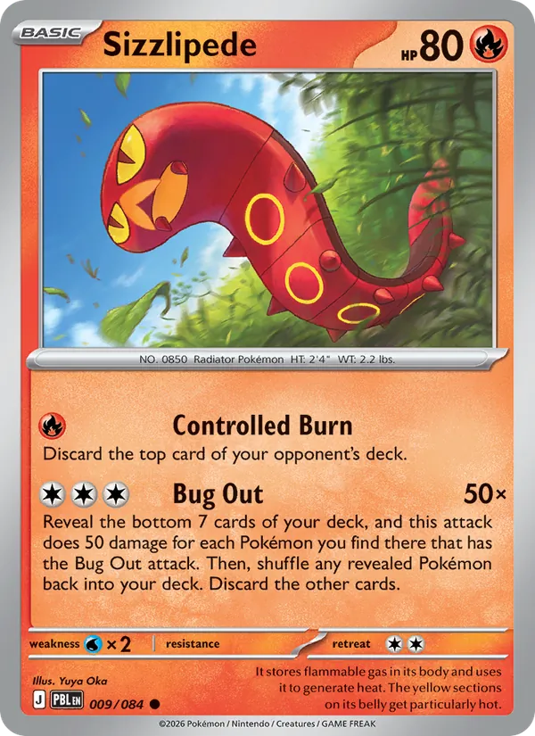 Sizzlipede Pitch Black 009/84