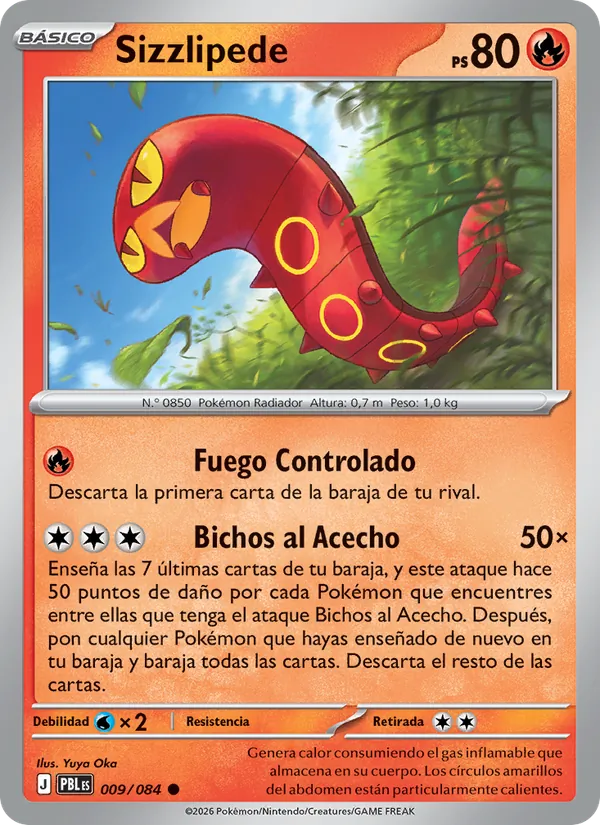 Sizzlipede Oscuridad Absoluta 009/84