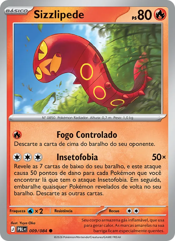 Sizzlipede Escuridão Absoluta 009/84