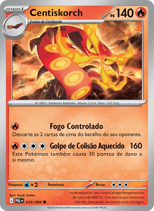 Centiskorch Escuridão Absoluta 010/84