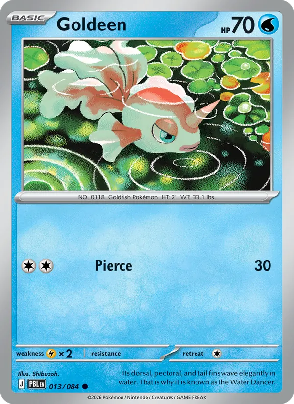 Goldeen Pitch Black 013/84