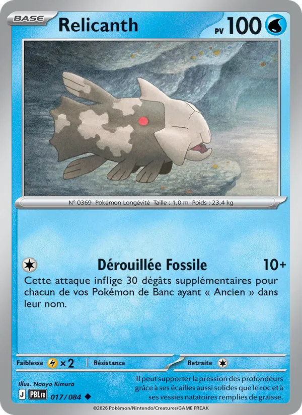 Relicanth Nuit Noire 017/84