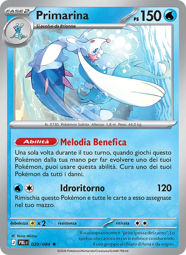 Primarina Buio Pesto 020/84