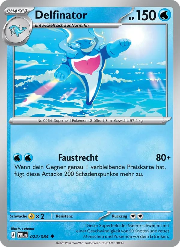 Delfinator Dunkelnacht 022/84