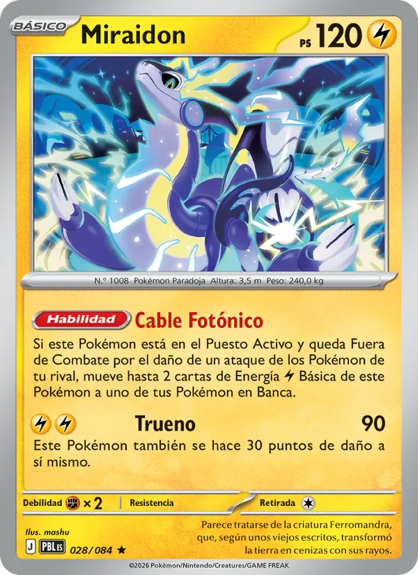 Miraidon Oscuridad Absoluta 028/84