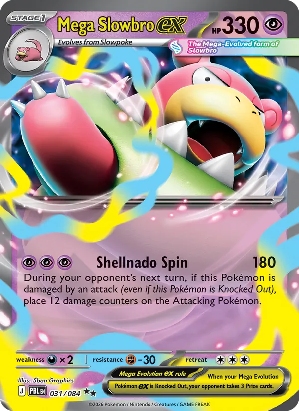 Mega Slowbro ex Pitch Black 031/84