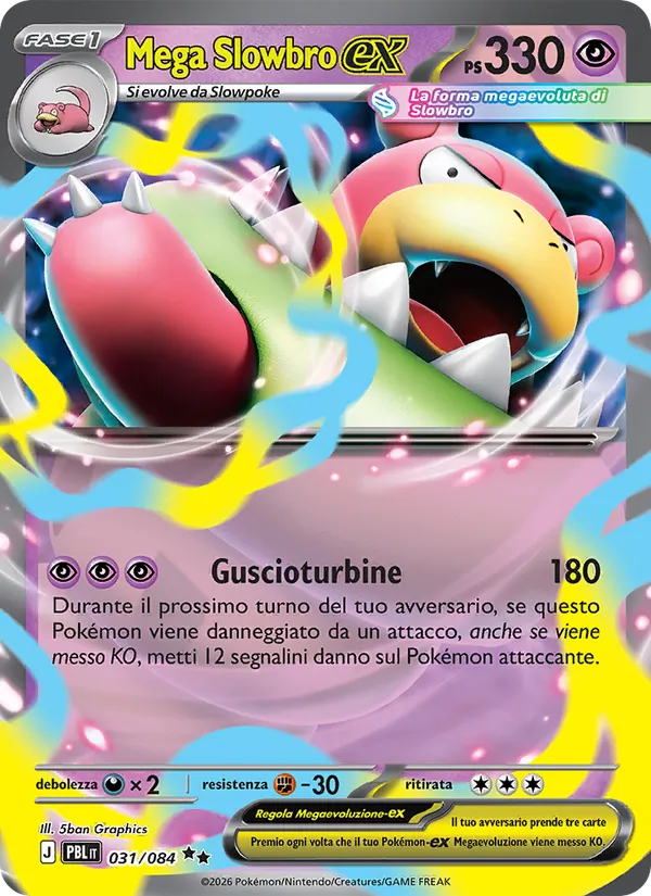 Mega Slowbro-ex Buio Pesto 031/84