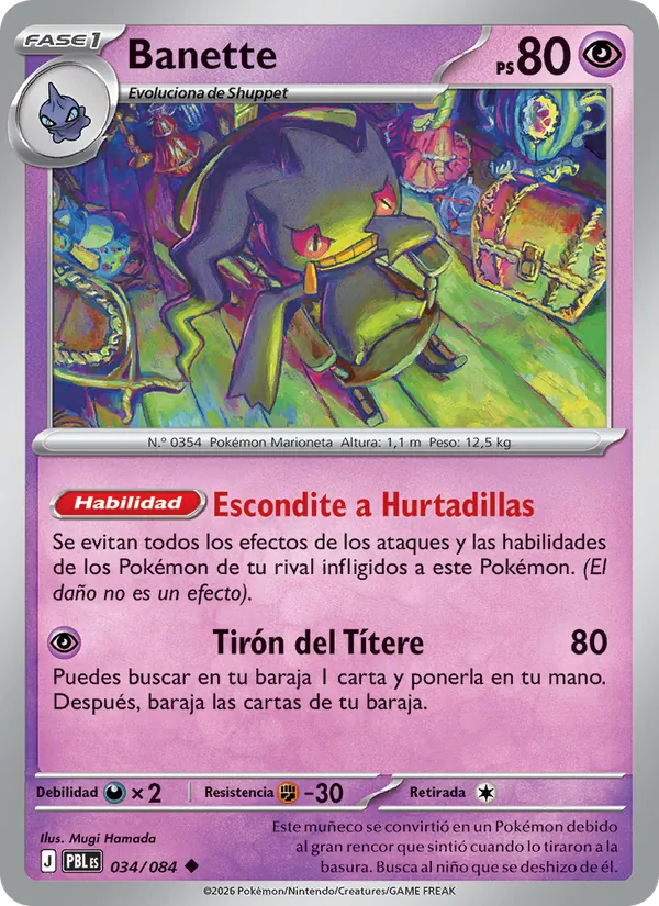 Banette Oscuridad Absoluta 034/84