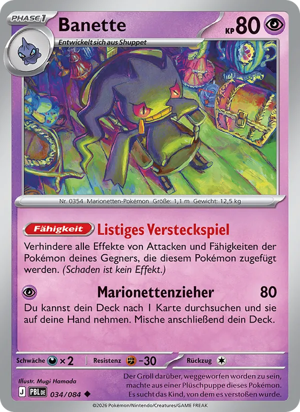 Banette Dunkelnacht 034/84