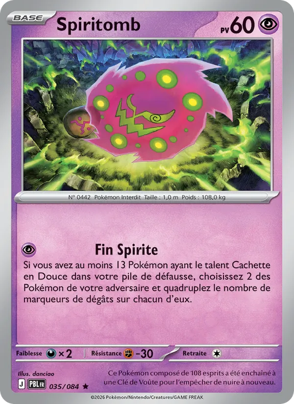 Spiritomb Nuit Noire 035/84