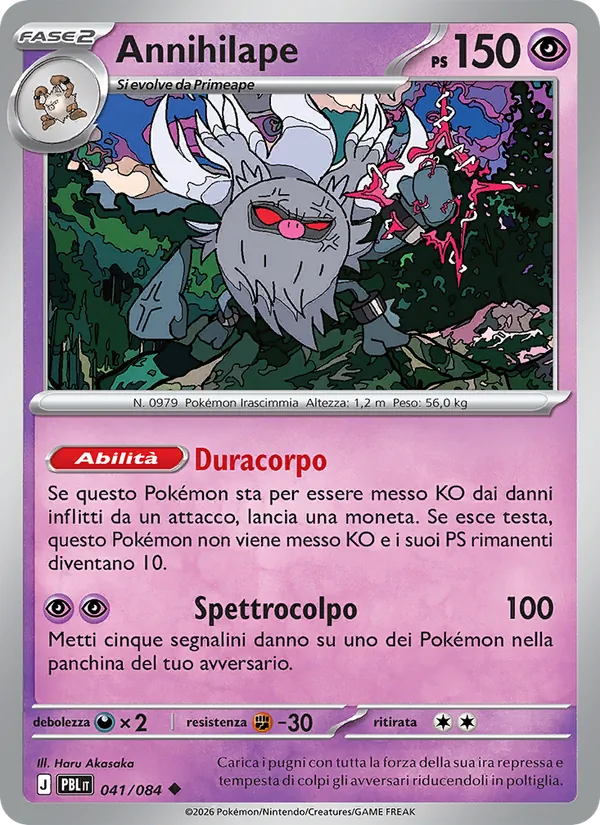 Annihilape Buio Pesto 041/84