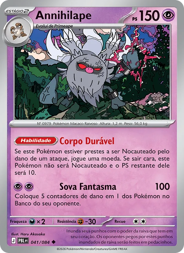 Annihilape Escuridão Absoluta 041/84