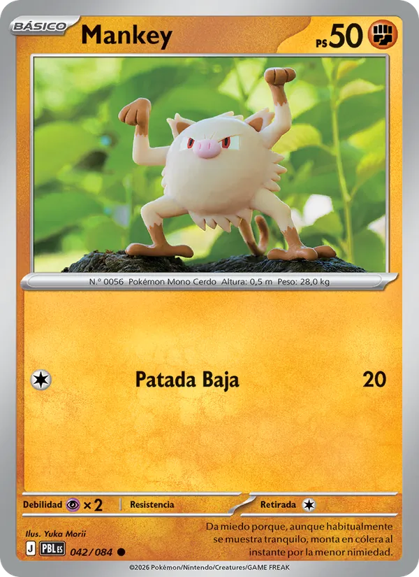 Mankey Oscuridad Absoluta 042/84