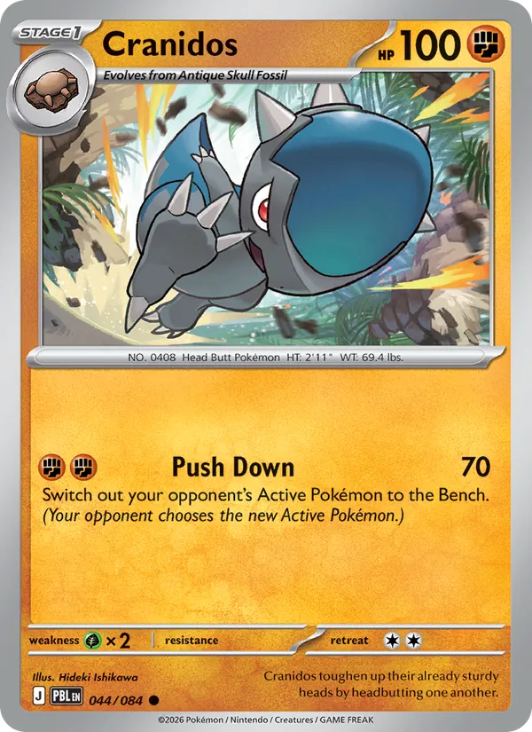 Cranidos Pitch Black 044/84