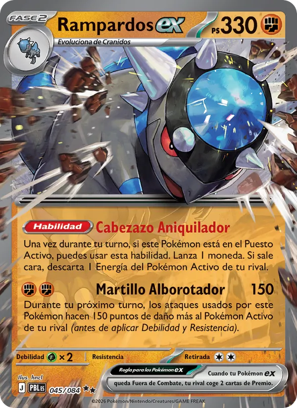 Rampardos ex Oscuridad Absoluta 045/84