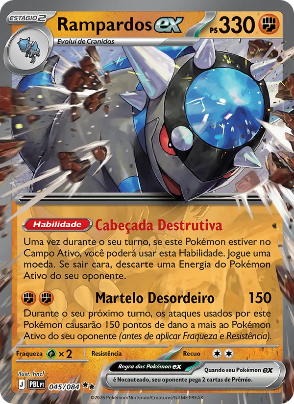 Rampardos ex Escuridão Absoluta 045/84
