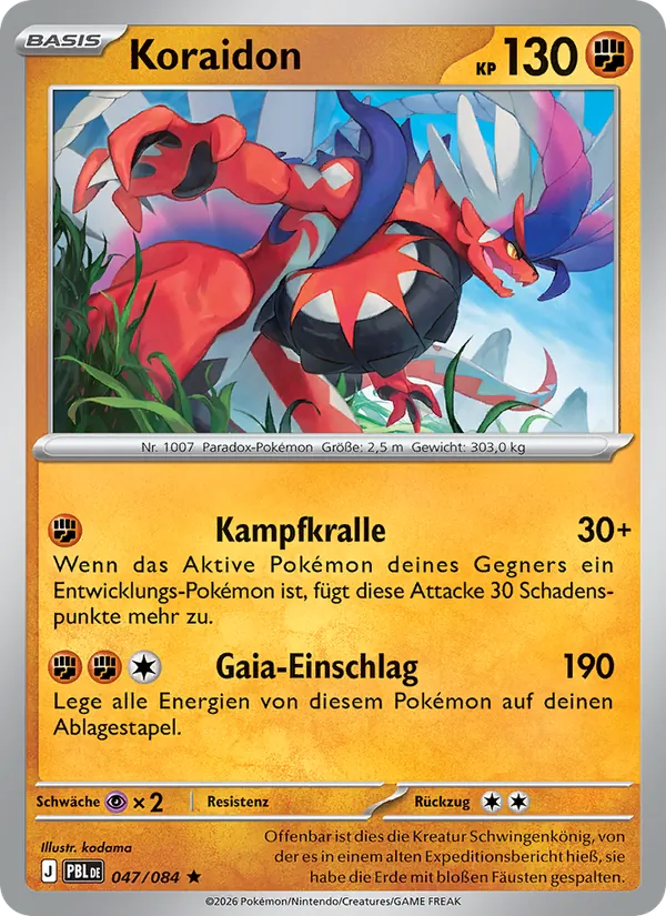 Koraidon Dunkelnacht 047/84
