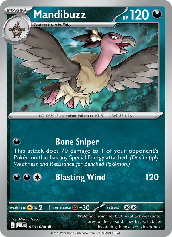 Mandibuzz Pitch Black 050/84