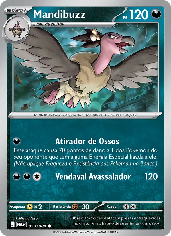 Mandibuzz Escuridão Absoluta 050/84