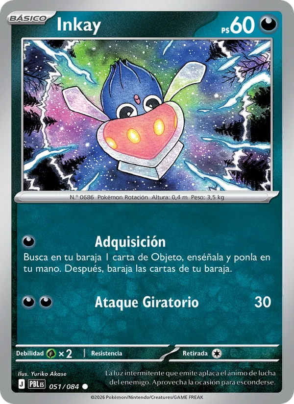 Inkay Oscuridad Absoluta 051/84
