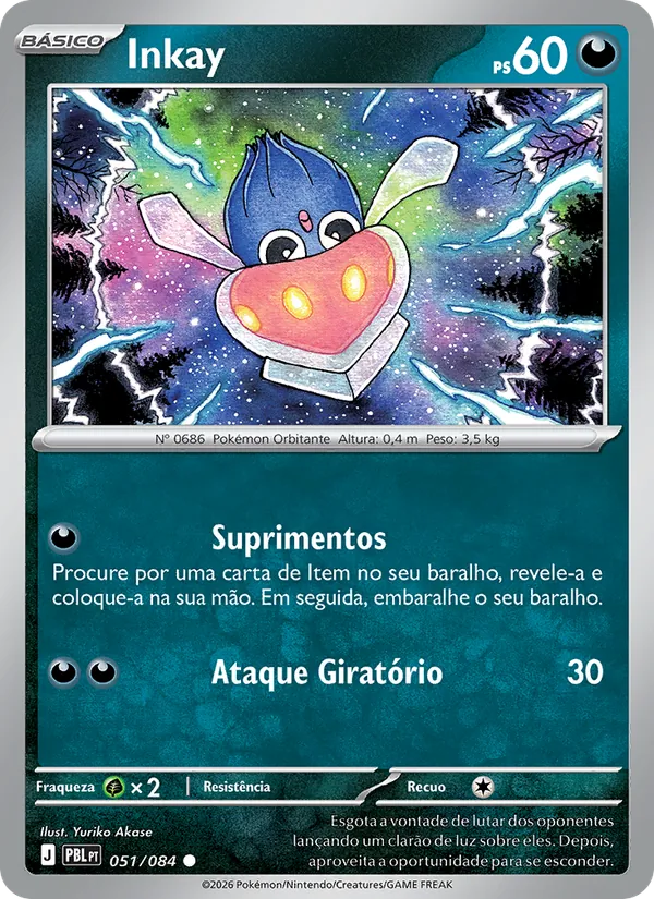 Inkay Escuridão Absoluta 051/84