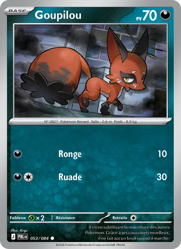 Goupilou Nuit Noire 053/84