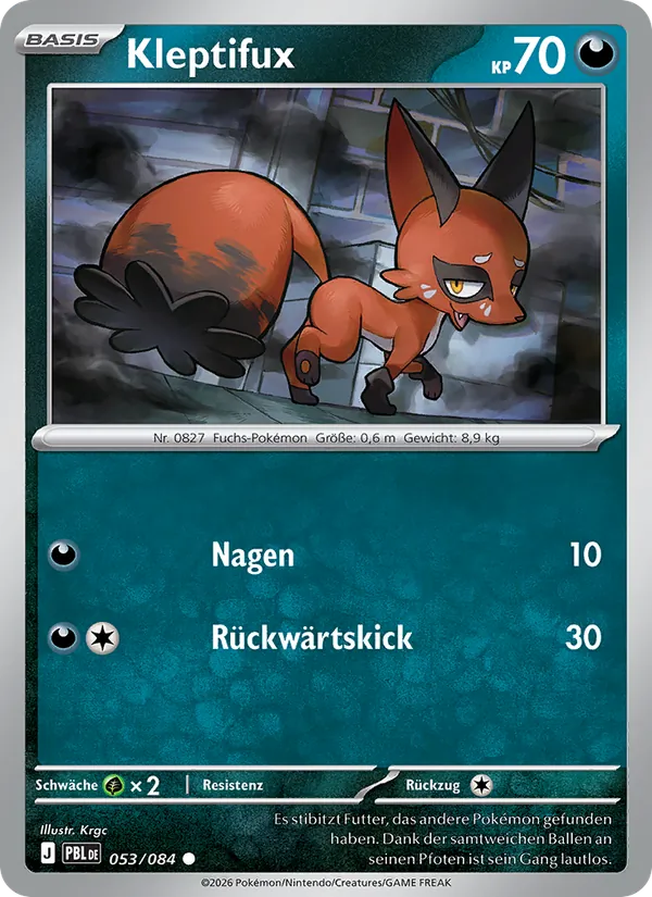 Kleptifux Dunkelnacht 053/84