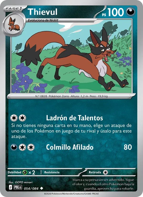 Thievul Oscuridad Absoluta 054/84
