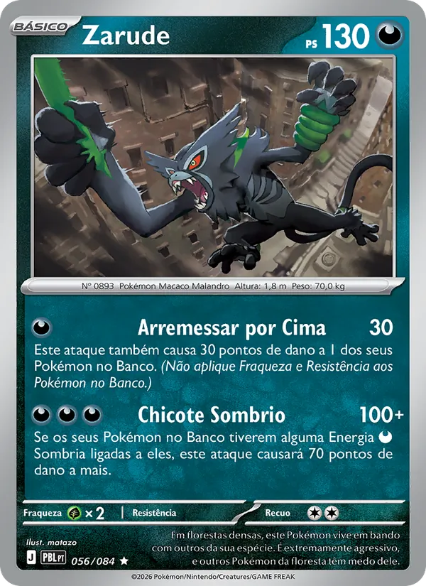 Zarude Escuridão Absoluta 056/84