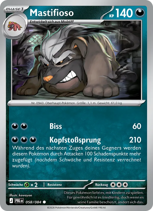 Mastifioso Dunkelnacht 058/84