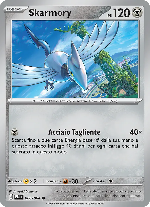 Skarmory Buio Pesto 060/84
