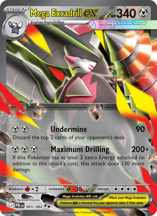 Mega Excadrill ex Pitch Black 065/84