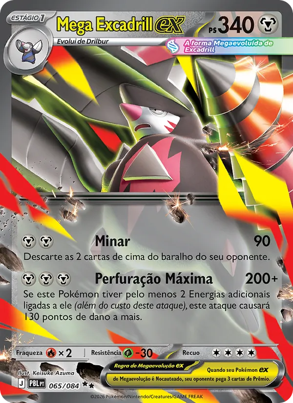 Mega Excadrill ex Escuridão Absoluta 065/84