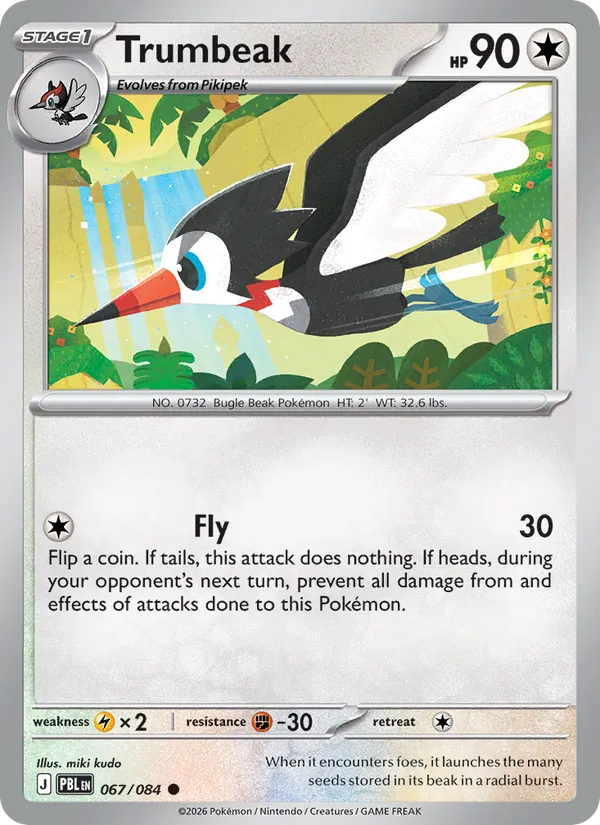 Trumbeak Pitch Black 067/84