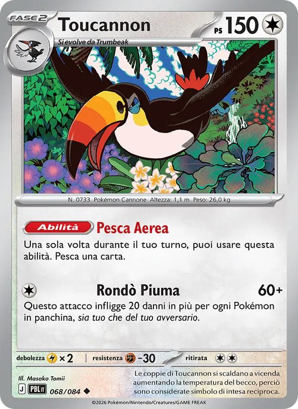 Toucannon Buio Pesto 068/84