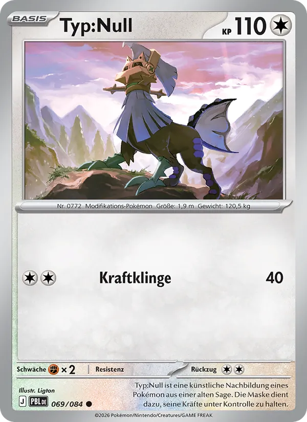 Typ:Null Dunkelnacht 069/84