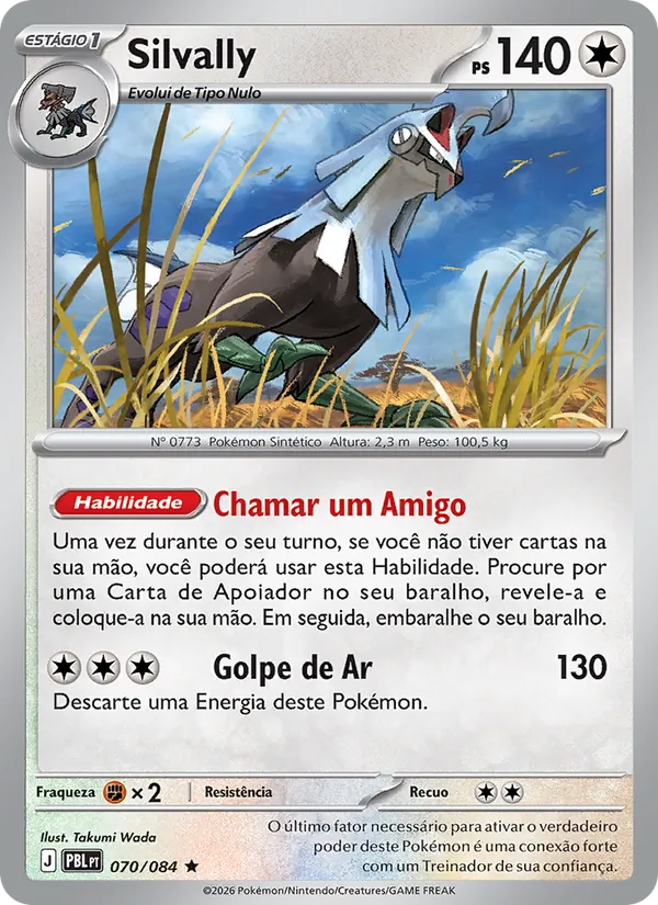Silvally Escuridão Absoluta 070/84