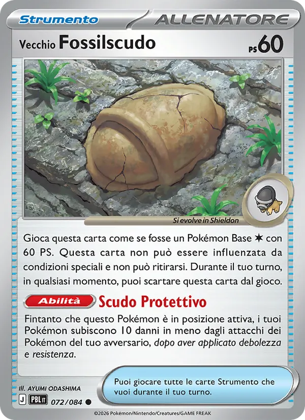 Vecchio Fossilscudo Buio Pesto 072/84