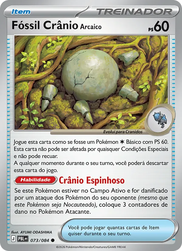 Fóssil Crânio Arcaico Escuridão Absoluta 073/84