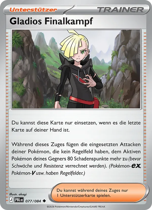 Gladios Finalkampf Dunkelnacht 077/84