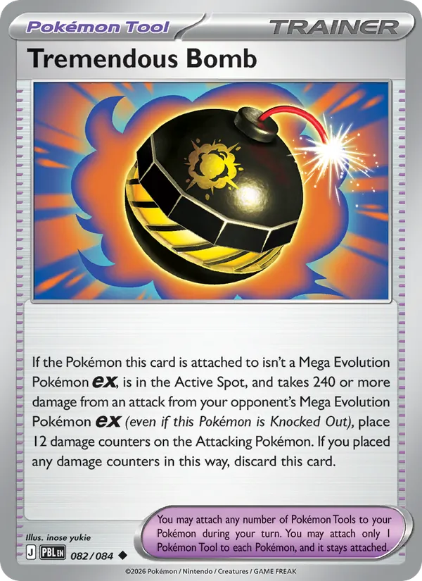 Tremendous Bomb Pitch Black 082/84